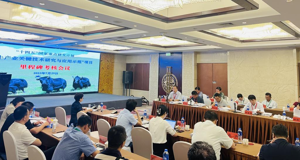 k8凯发教师参加“牦牛产业关键技术研究与应用示范”项目考核会