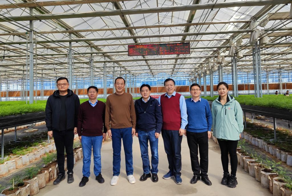 k8凯发考察白银市国家文冠果全产业链标准化示范基地